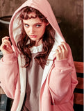ダブルユーブイプロジェクト(WV PROJECT) PLEPOIN HOOD ZIPUP INDIE PINK KHHD7119