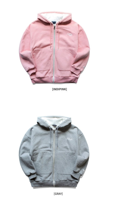 ダブルユーブイプロジェクト(WV PROJECT) PLEPOIN HOOD ZIPUP INDIE PINK KHHD7119