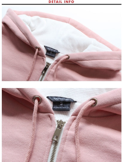 ダブルユーブイプロジェクト(WV PROJECT) PLEPOIN HOOD ZIPUP INDIE PINK KHHD7119