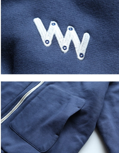 ダブルユーブイプロジェクト(WV PROJECT) PLEPOIN HOOD ZIPUP NAVY KHHD7119