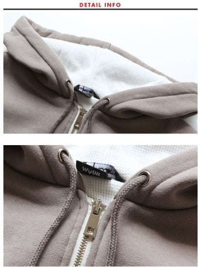 ダブルユーブイプロジェクト(WV PROJECT) PLEPOIN HOOD ZIPUP COCOA KHHD7119