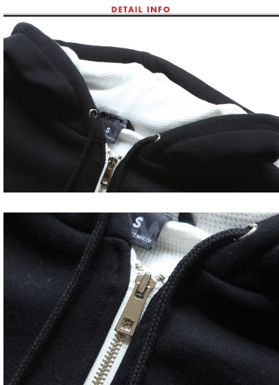 ダブルユーブイプロジェクト(WV PROJECT) PLEPOIN HOOD ZIPUP BLACK KHHD7119