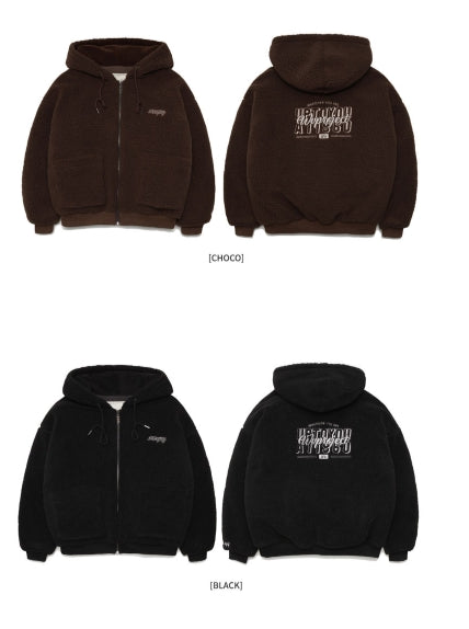 ダブルユーブイプロジェクト(WV PROJECT) TEENI WOOL HOOD ZIPUP PINK MJHD7194