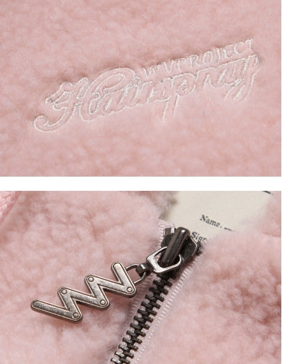 ダブルユーブイプロジェクト(WV PROJECT) TEENI WOOL HOOD ZIPUP PINK MJHD7194