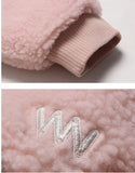 ダブルユーブイプロジェクト(WV PROJECT) TEENI WOOL HOOD ZIPUP PINK MJHD7194