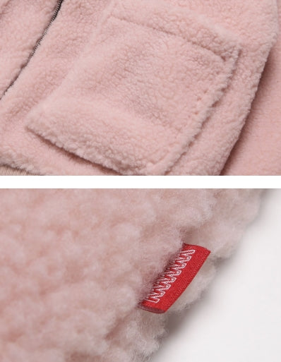 ダブルユーブイプロジェクト(WV PROJECT) TEENI WOOL HOOD ZIPUP PINK MJHD7194