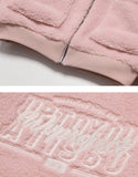 ダブルユーブイプロジェクト(WV PROJECT) TEENI WOOL HOOD ZIPUP PINK MJHD7194