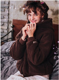 ダブルユーブイプロジェクト(WV PROJECT) TEENI WOOL HOOD ZIPUP CHOCOLATE MJHD7194