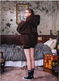 ダブルユーブイプロジェクト(WV PROJECT) TEENI WOOL HOOD ZIPUP CHOCOLATE MJHD7194