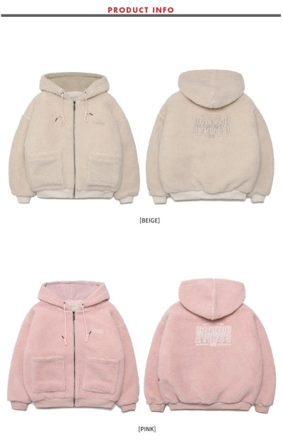 ダブルユーブイプロジェクト(WV PROJECT) TEENI WOOL HOOD ZIPUP CHOCOLATE MJHD7194
