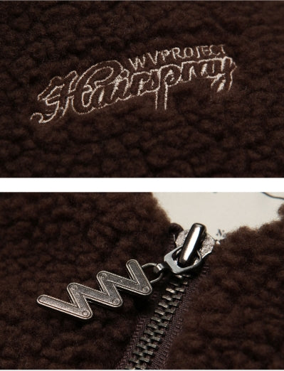 ダブルユーブイプロジェクト(WV PROJECT) TEENI WOOL HOOD ZIPUP CHOCOLATE MJHD7194