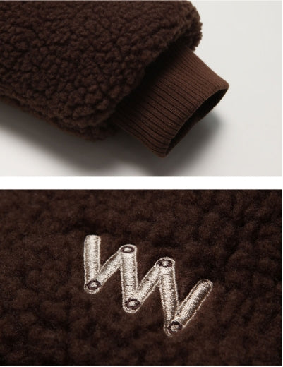 ダブルユーブイプロジェクト(WV PROJECT) TEENI WOOL HOOD ZIPUP CHOCOLATE MJHD7194