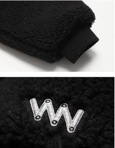 ダブルユーブイプロジェクト(WV PROJECT) TEENI WOOL HOOD ZIPUP BLACK MJHD7194