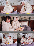 ダブルユーブイプロジェクト(WV PROJECT) TEENI WOOL HOOD ZIPUP BEIGE MJHD7194