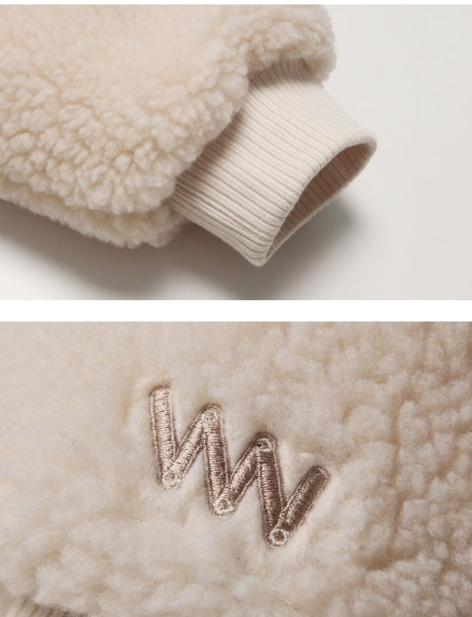 ダブルユーブイプロジェクト(WV PROJECT) TEENI WOOL HOOD ZIPUP BEIGE MJHD7194