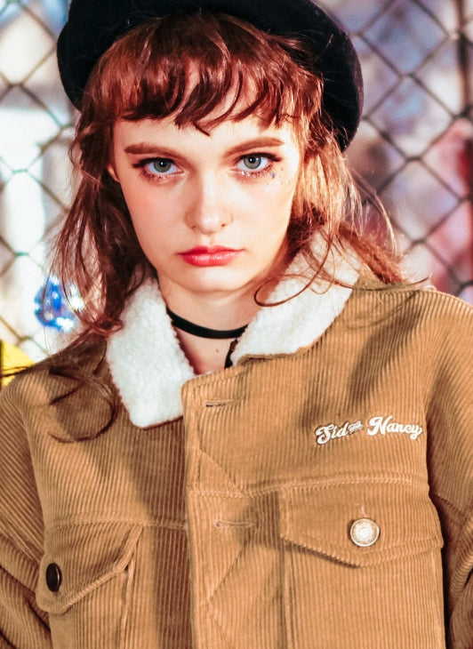 ダブルユーブイプロジェクト(WV PROJECT) CORDUROY TRUCKER JACKET BEIGE KHJK7115