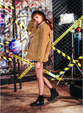 ダブルユーブイプロジェクト(WV PROJECT) CORDUROY TRUCKER JACKET BEIGE KHJK7115