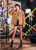 ダブルユーブイプロジェクト(WV PROJECT) CORDUROY TRUCKER JACKET BEIGE KHJK7115