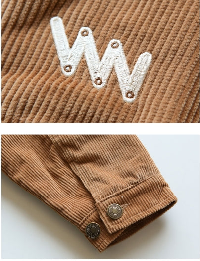 ダブルユーブイプロジェクト(WV PROJECT) CORDUROY TRUCKER JACKET BEIGE KHJK7115