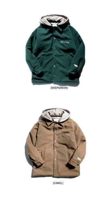 ダブルユーブイプロジェクト(WV PROJECT) CONNECT HOOD COAT CAMEL KHOT7121