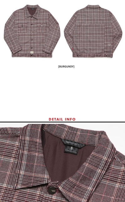 ダブルユーブイプロジェクト(WV PROJECT) TALE TRUCKER JACKET BURGUNDY MJJK7125
