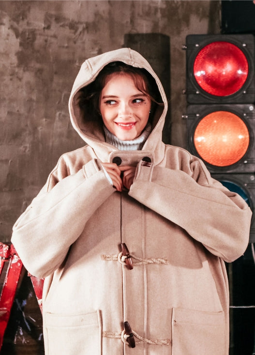 ダブルユーブイプロジェクト(WV PROJECT) OVER SIZE DUFFEL COAT OATMEAL JJOT7123