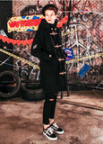 ダブルユーブイプロジェクト(WV PROJECT) OVER SIZE DUFFEL COAT BLACK JJOT7123