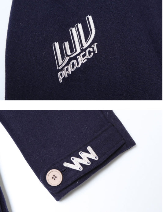 ダブルユーブイプロジェクト(WV PROJECT) OVER SIZE DUFFEL COAT DEEP BLUE JJOT7123