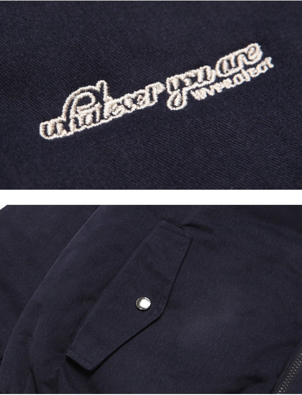 ダブルユーブイプロジェクト(WV PROJECT) ALIE REVERSIBLE JACKET NAVY MJJK7198