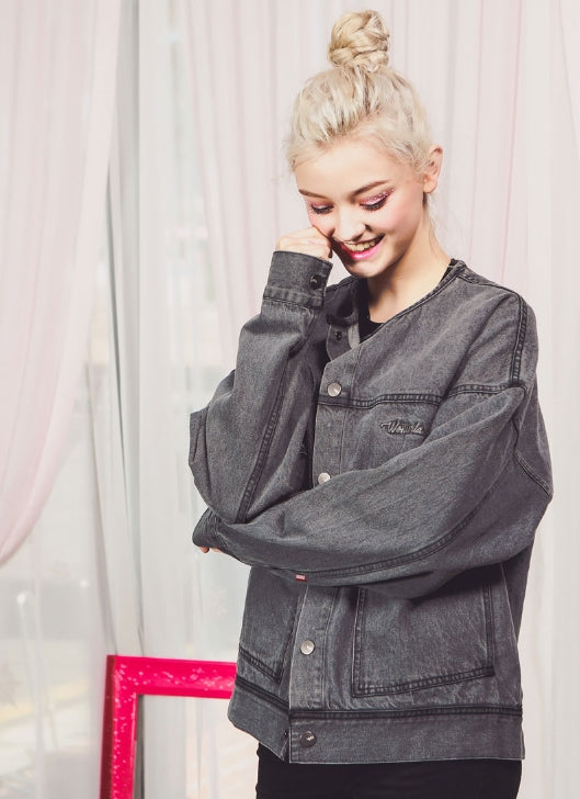 ダブルユーブイプロジェクト(WV PROJECT) EDER DENIM JACKET GRAY MJJK7146