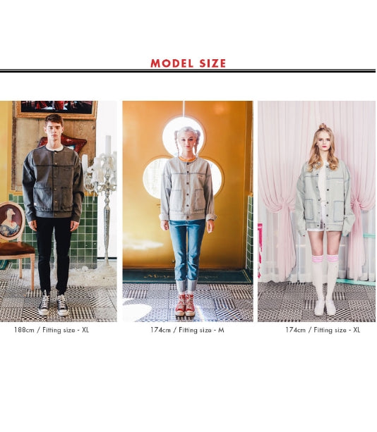 ダブルユーブイプロジェクト(WV PROJECT) EDER DENIM JACKET GRAY MJJK7146