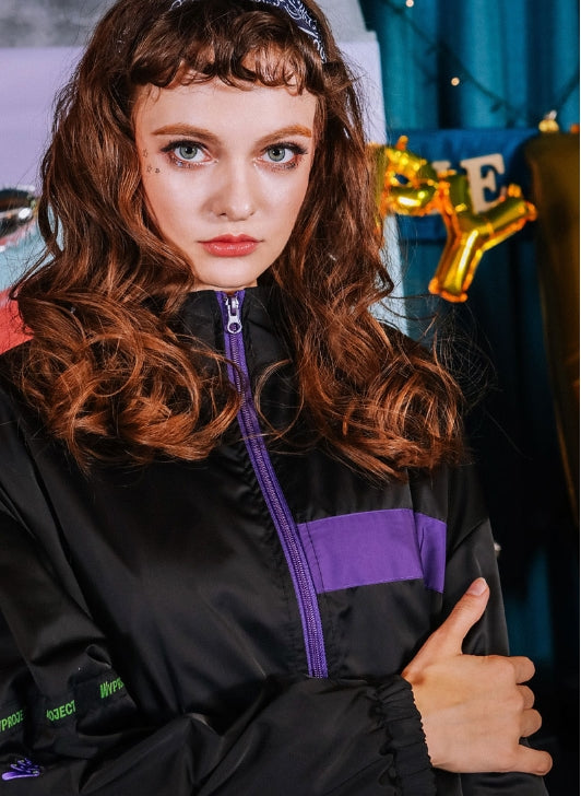 ダブルユーブイプロジェクト(WV PROJECT) SWED COACH JACKET BLACK YRJK7202