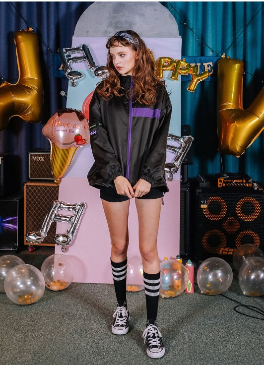 ダブルユーブイプロジェクト(WV PROJECT) SWED COACH JACKET BLACK YRJK7202