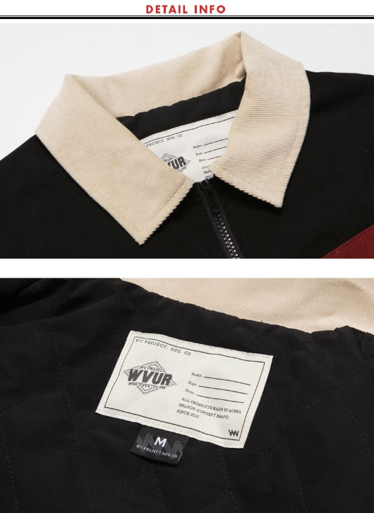 ダブルユーブイプロジェクト(WV PROJECT) LALA COACH JACKET BLACK MJJK7196