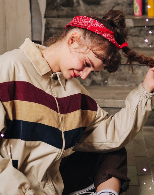 ダブルユーブイプロジェクト(WV PROJECT) LALA COACH JACKET BEIGE MJJK7196