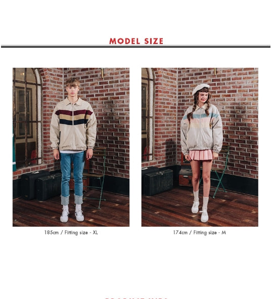 ダブルユーブイプロジェクト(WV PROJECT) LALA COACH JACKET BEIGE MJJK7196