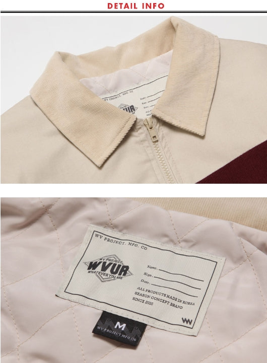 ダブルユーブイプロジェクト(WV PROJECT) LALA COACH JACKET BEIGE MJJK7196