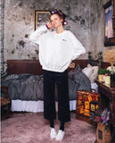 ダブルユーブイプロジェクト(WV PROJECT) COCO WIDE COTTON PANTS BLACK MJLP7184