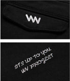 ダブルユーブイプロジェクト(WV PROJECT) COCO WIDE COTTON PANTS BLACK MJLP7184