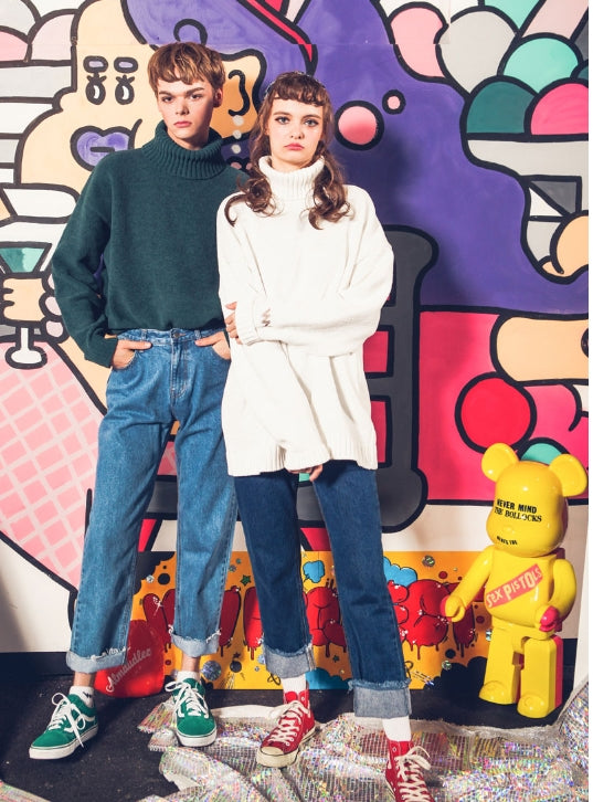 ダブルユーブイプロジェクト(WV PROJECT) CHEESE TURTLENECK 2PACK KHKN7120