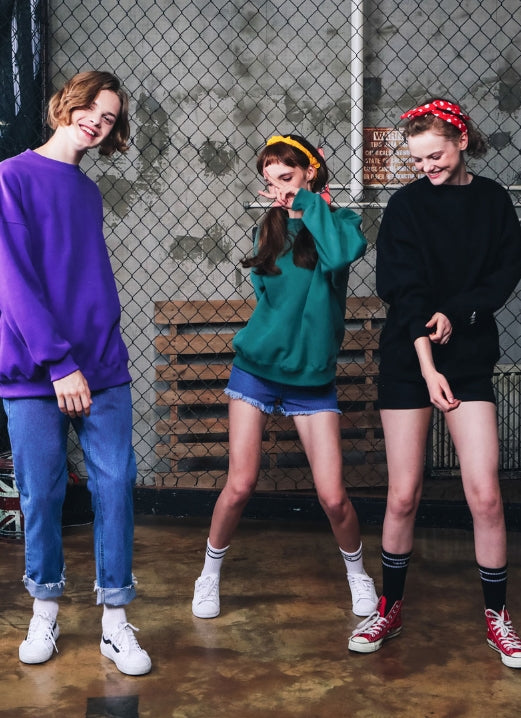 ダブルユーブイプロジェクト(WV PROJECT) BLOOMING SWEATSHIRT 2PACK JJMT7204