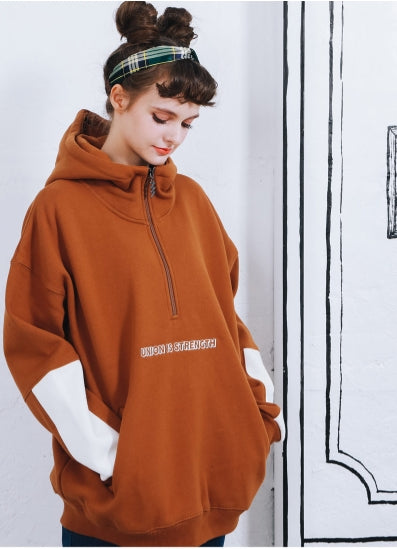 ダブルユーブイプロジェクト(WV PROJECT) YUNIE ANORAK HOOD CAMEL MJHD7221