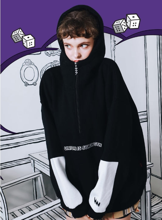 ダブルユーブイプロジェクト(WV PROJECT) YUNIE ANORAK HOOD BLACK MJHD7221