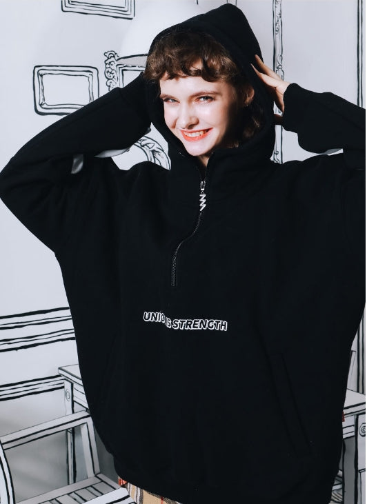 ダブルユーブイプロジェクト(WV PROJECT) YUNIE ANORAK HOOD BLACK MJHD7221