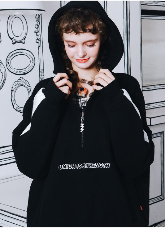 ダブルユーブイプロジェクト(WV PROJECT) YUNIE ANORAK HOOD BLACK MJHD7221