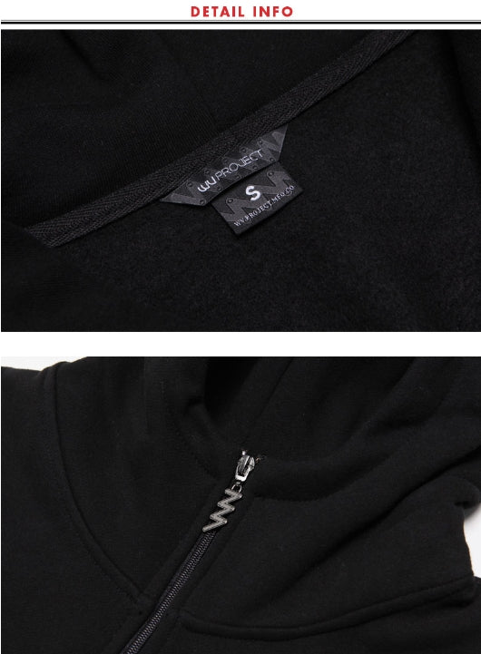 ダブルユーブイプロジェクト(WV PROJECT) YUNIE ANORAK HOOD BLACK MJHD7221