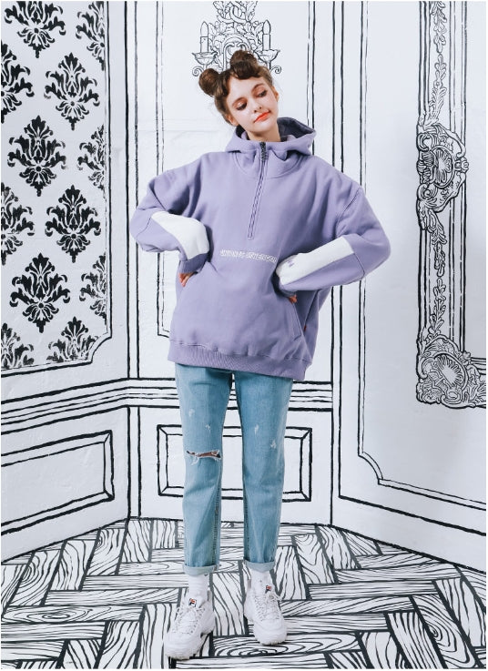 ダブルユーブイプロジェクト(WV PROJECT) YUNIE ANORAK HOOD LAVENDER MJHD7221