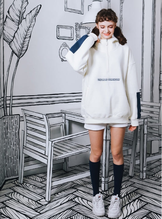 ダブルユーブイプロジェクト(WV PROJECT) YUNIE ANORAK HOOD CREAM MJHD7221