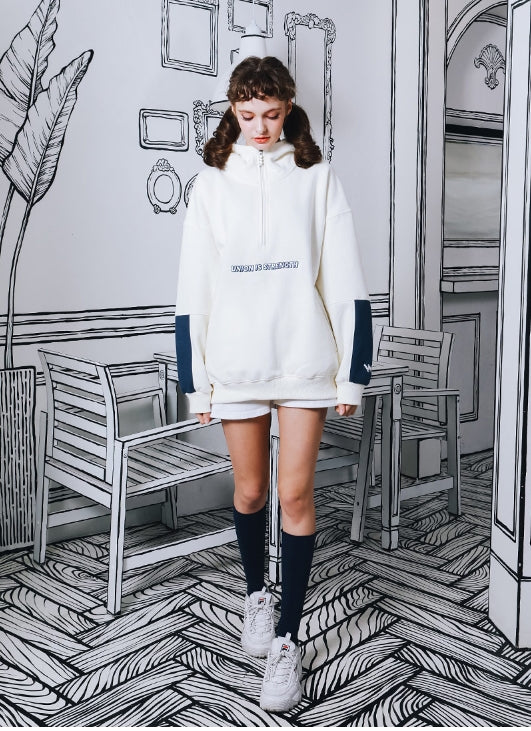 ダブルユーブイプロジェクト(WV PROJECT) YUNIE ANORAK HOOD CREAM MJHD7221