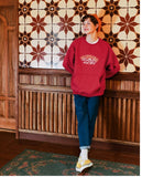 ダブルユーブイプロジェクト(WV PROJECT) WE CAN BE HERO SWEATSHIRTS RED JJMT7236
